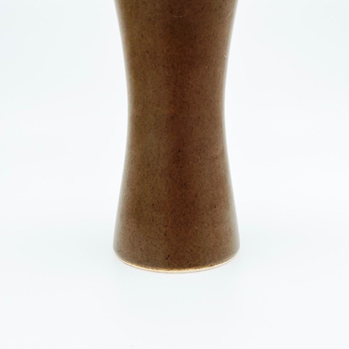 Brun vas i keramik - Syco keramik - Vintrotastic | Retro Inredning Online