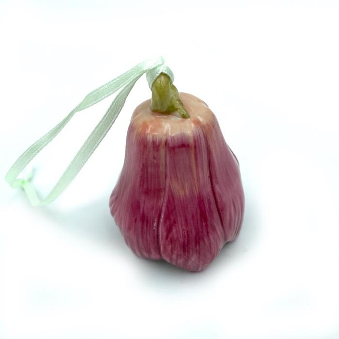Stor blomklocka - rosa porslin
