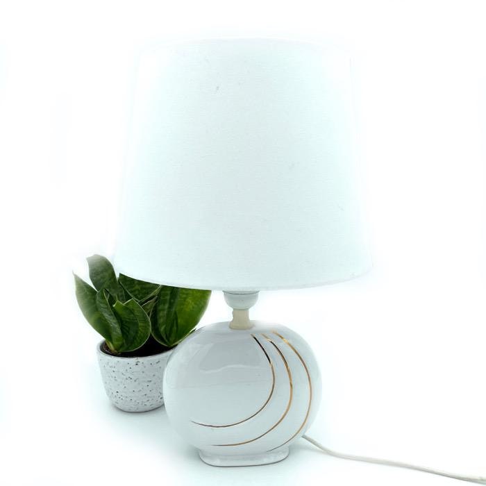 Bordslampa i porslin, 80-tal