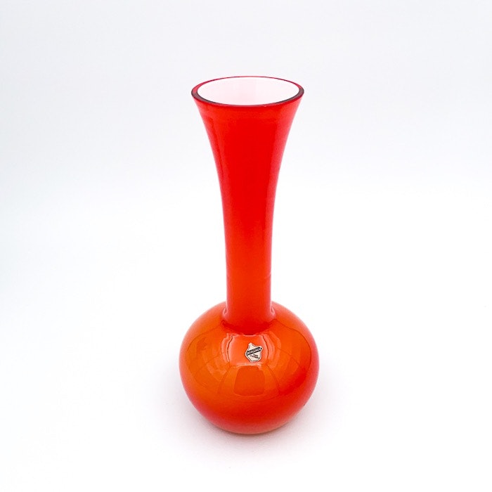 Orange vas - Bergdala - Vintrotastic | Retro Inredning Online