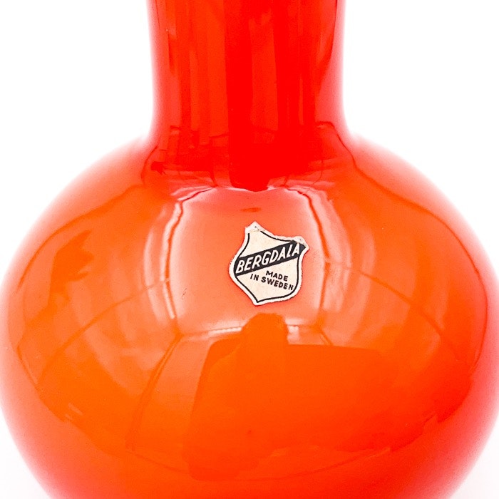 Orange vas - Bergdala - Vintrotastic | Retro & Vintage Inredning i butik  och på nätet