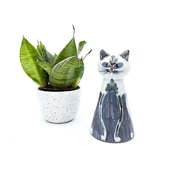 Katt i keramik / Sparkatt - Ewy, Alingsås keramik