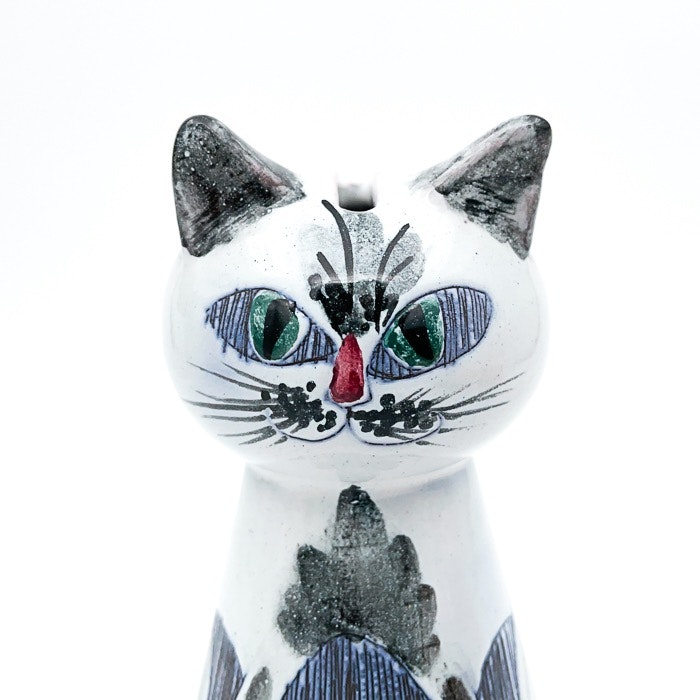 Katt i keramik / Sparkatt - Ewy, Alingsås keramik