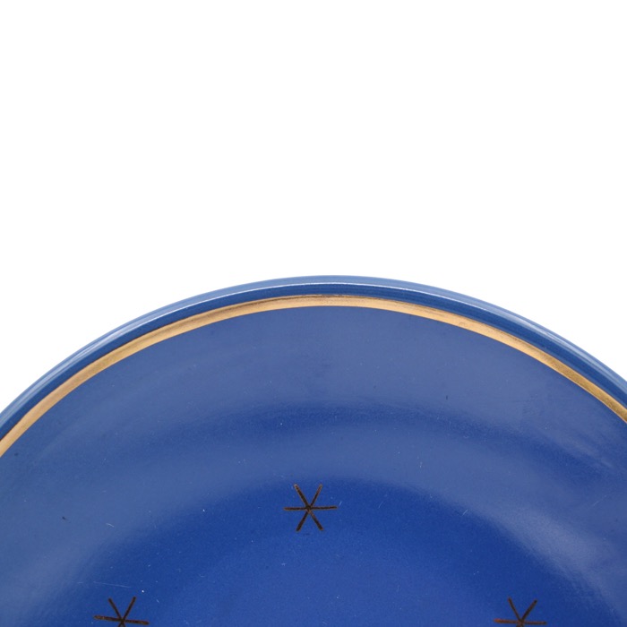 Blå assiett - A.K 541, Nittsjö Keramik