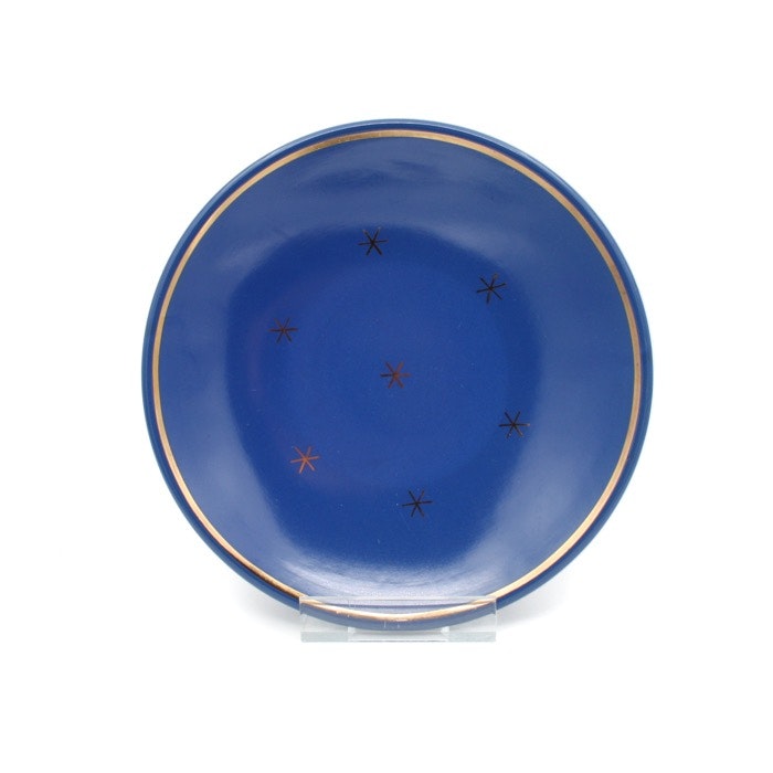 Blå assiett - A.K 541, Nittsjö Keramik