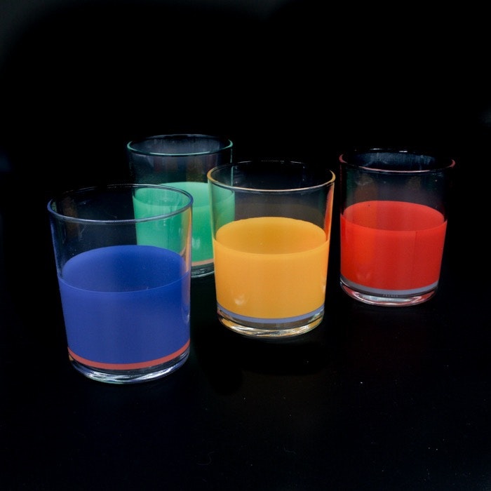 Saftglas, olika färger - Arcoroc, Frankrike