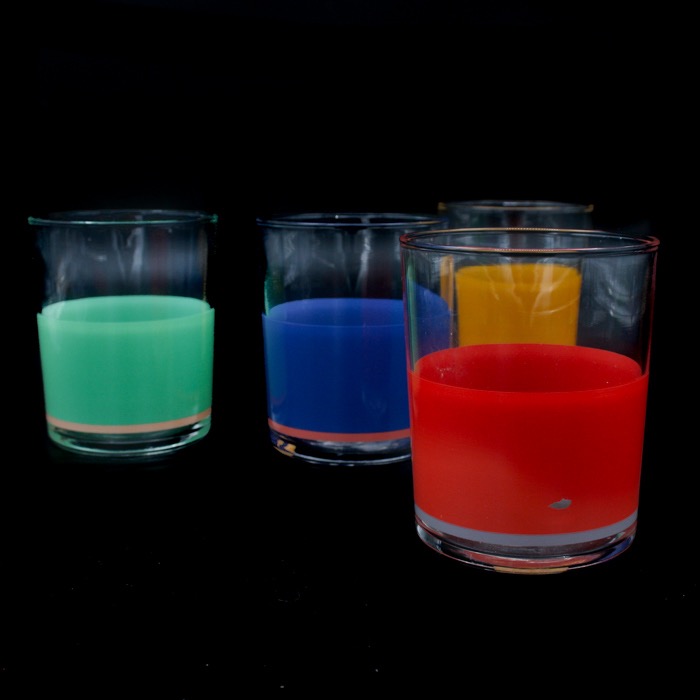 Saftglas, olika färger - Arcoroc, Frankrike