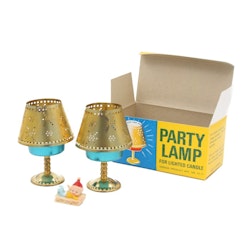 Partylamp - komplett med värmeljus
