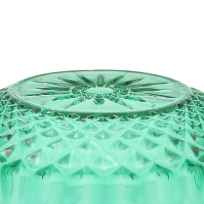 Större grön glasskål - Arcoroc