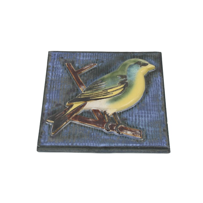 Keramiktavla med fågel - Ego keramik