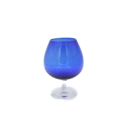 Stort blått glas