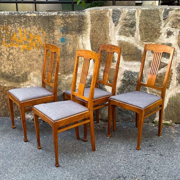 Matstol, teak