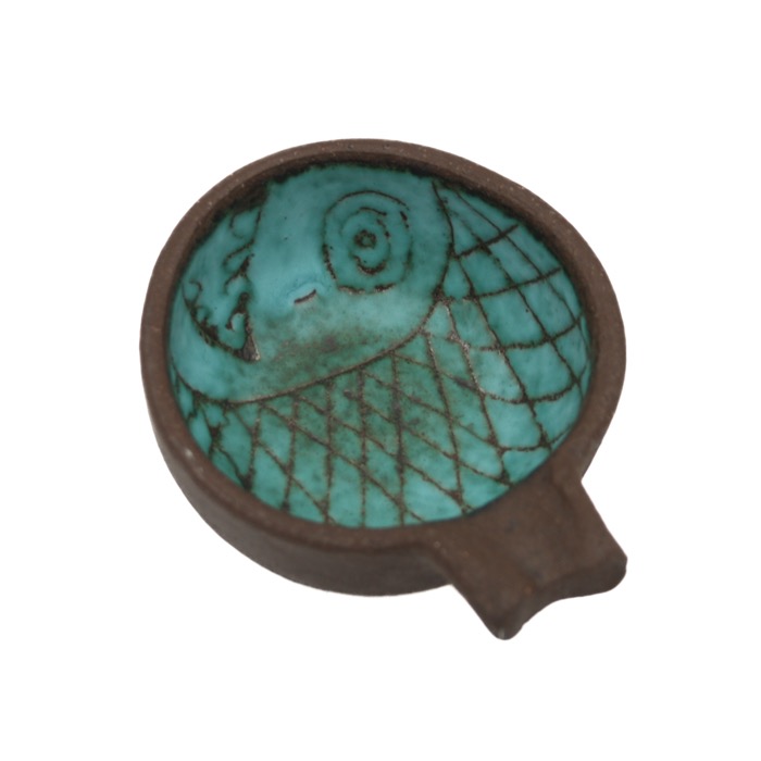 Liten fiskskål i keramik