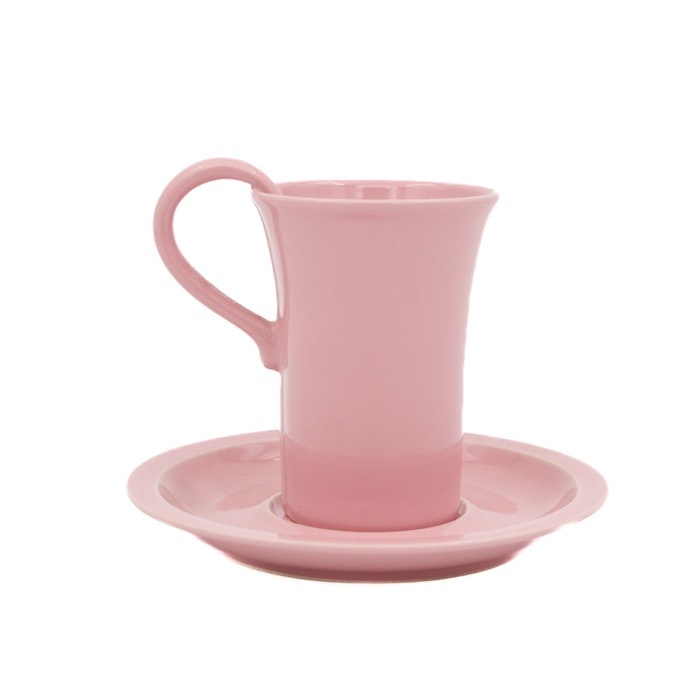 Kaffekopp med fat, rosa - Höganäs - Vintrotastic | Retro & Vintage  Inredning i butik och på nätet