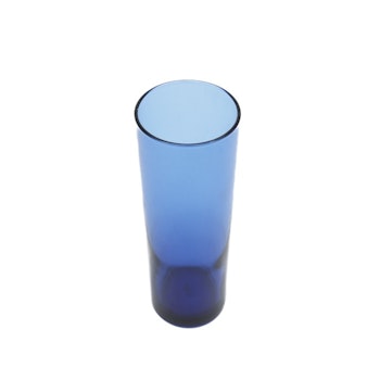 Blå highballglas med puntel