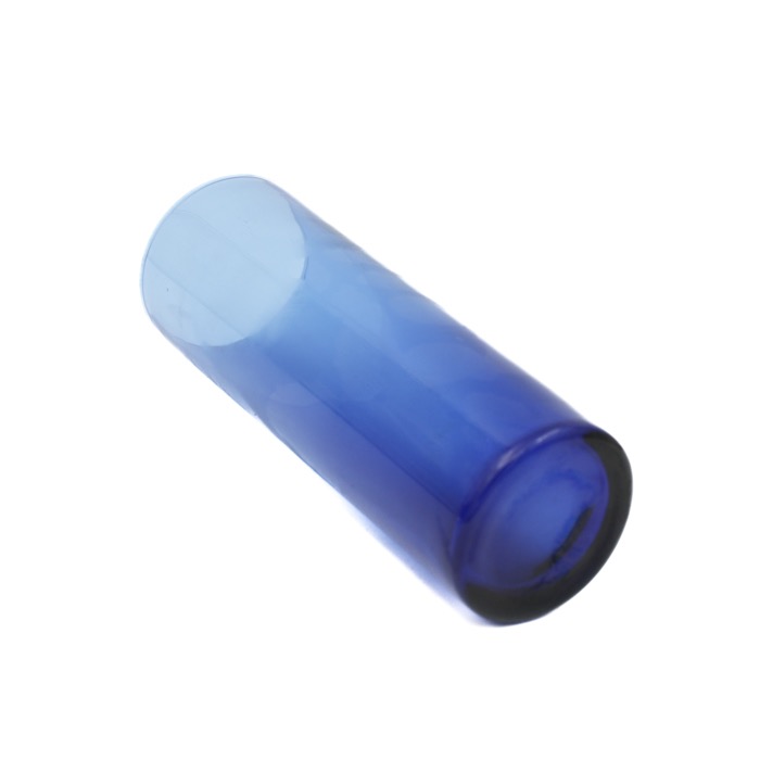 Blå highballglas med puntel
