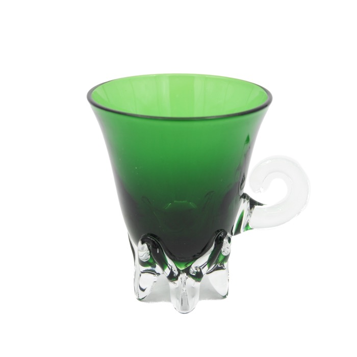 Punschglas i grönt