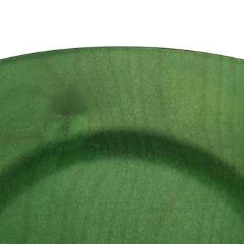 Rektangulär kuvertallrik i trä - grön