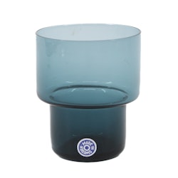 Selterglas, blå - Åseda Glasbruk