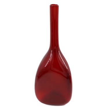 Bulbvas - rött glas