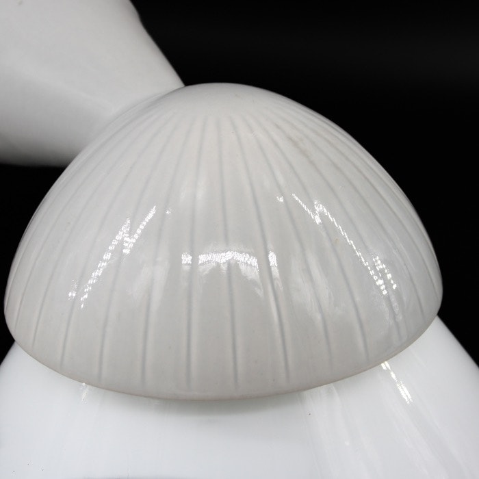 Vägglampa - Badrumslampa i porslin och glas