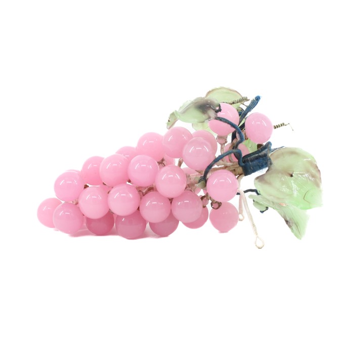 Bordsdekoration, rosa vindruvor