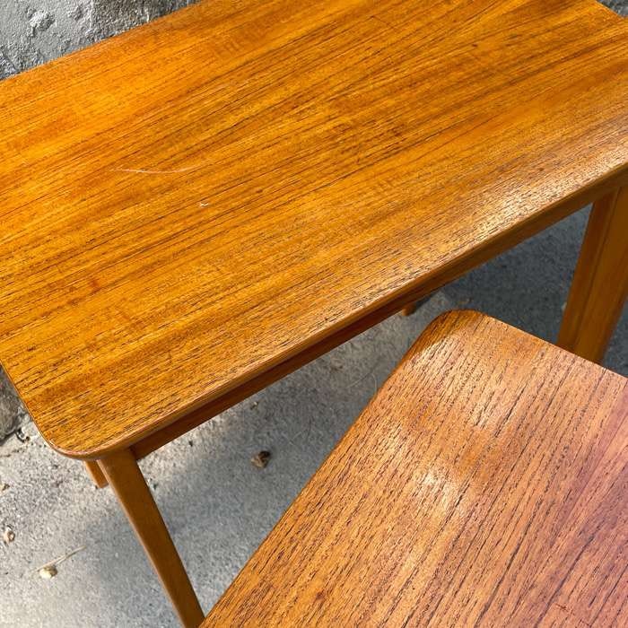 Satsbord - Tre delar, teak