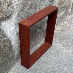 Teakramar teakhyllor - väggdekoration