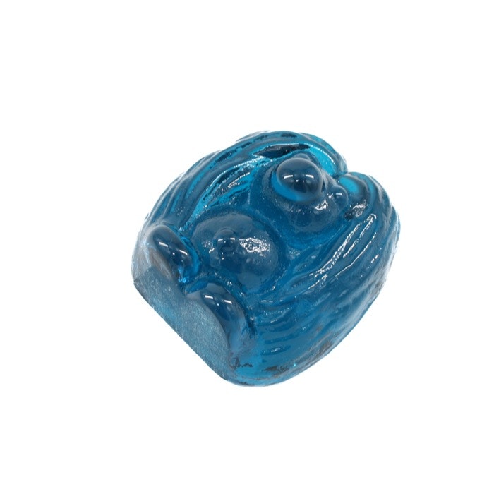 Blått mindre troll - Bergdala glasbruk