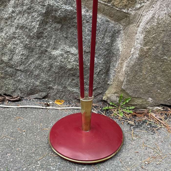 Vintage golvlampa - 2-armad, 50-tal
