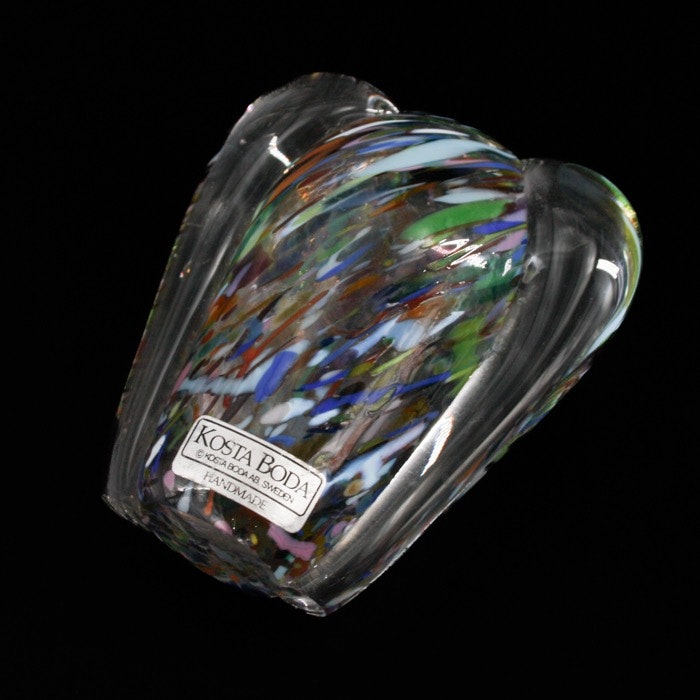 Centilop - minivas, modell 48816, signerad B. Vallien, Kosta Boda