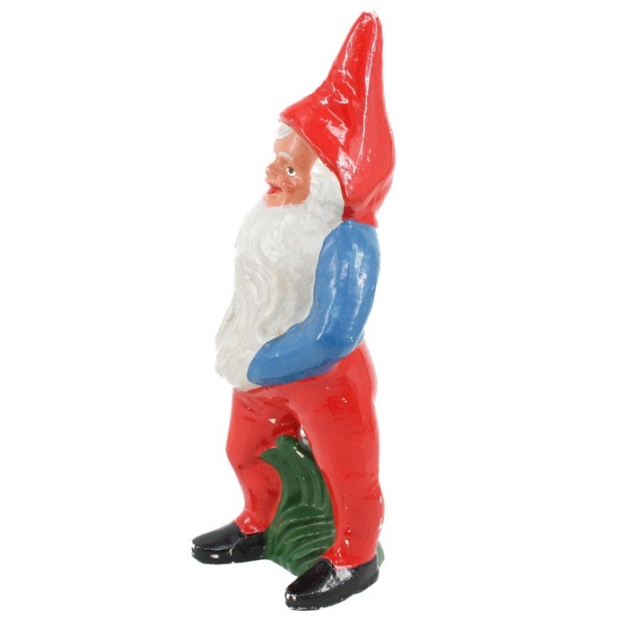Stor äldre tomte i gips