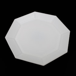 Mattallrik, vitt glas - Arcoroc