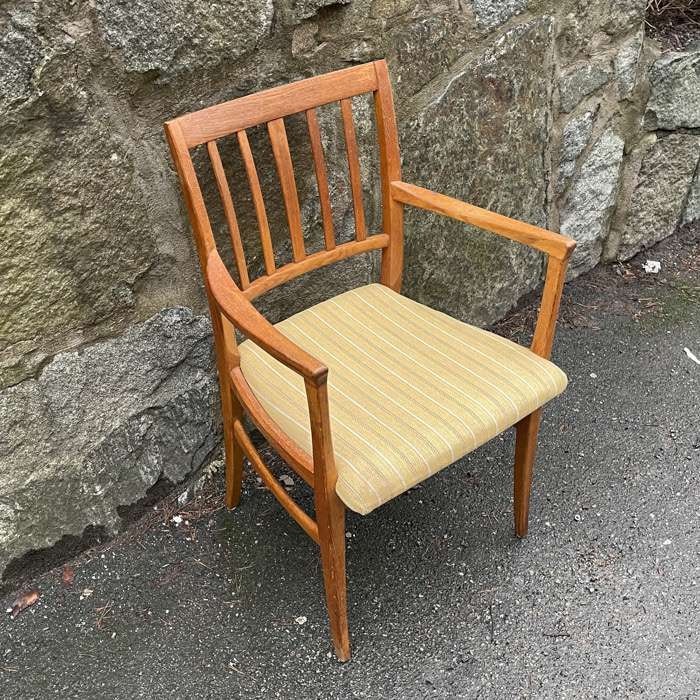 Karmstol i teak - Talavid, Carl Malmsten