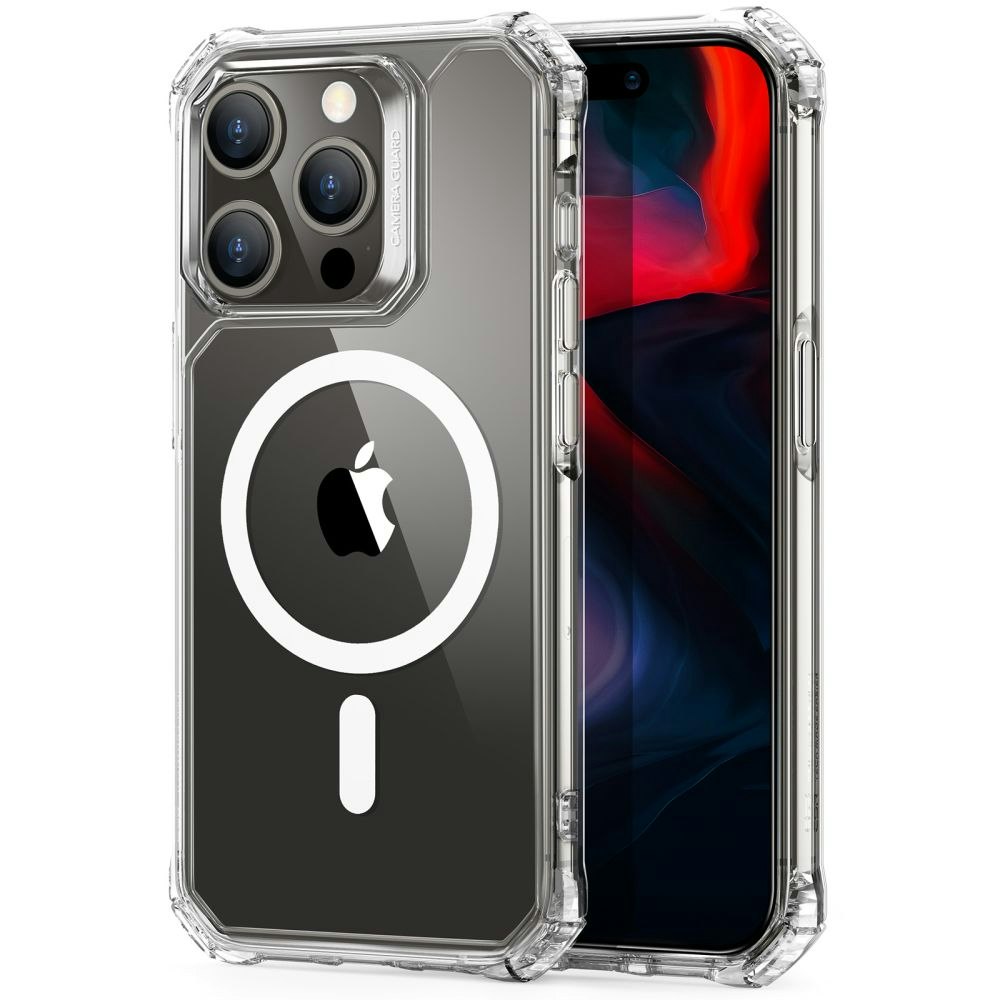 iPhone 15 Pro Max - ESR Air Armor Halolock MagSafe Skal Transparent