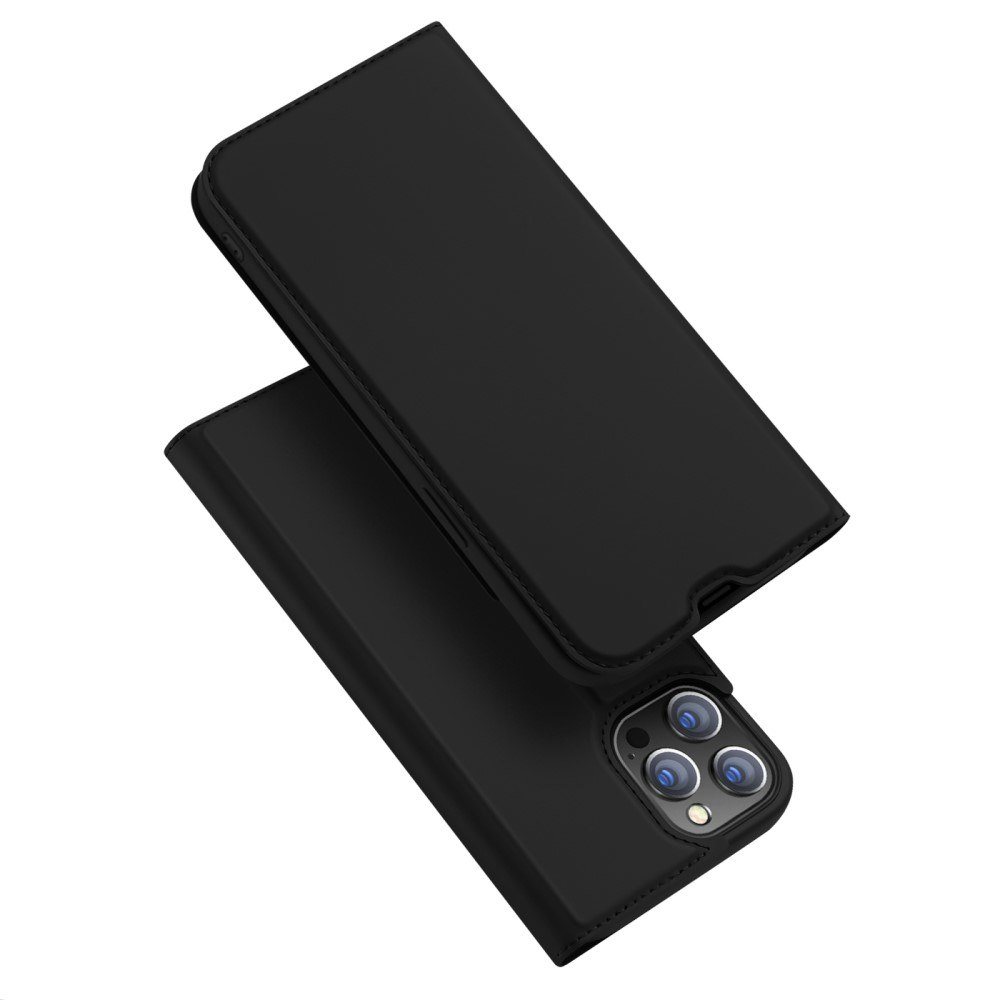 iPhone 13 Pro Max - DUX DUCIS® Ultra Slim Läder Fodral Svart