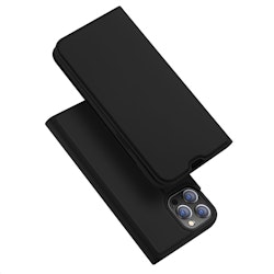 iPhone 13 Pro Max - DUX DUCIS® Ultra Slim Läder Fodral Svart