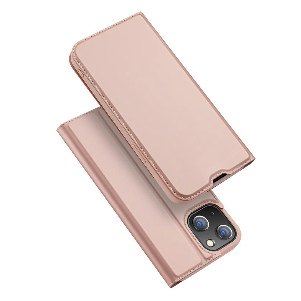 iPhone 13 - DUX DUCIS® Ultra Slim Läder Fodral Roséguld