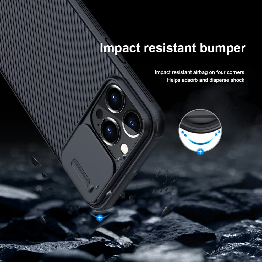 iPhone 13 Pro - Nillkin CamShield Skal Svart