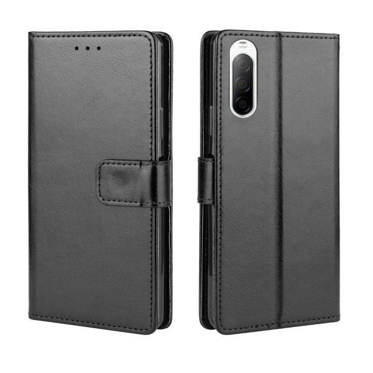Läderfodral Sony Xperia 10 II Svart