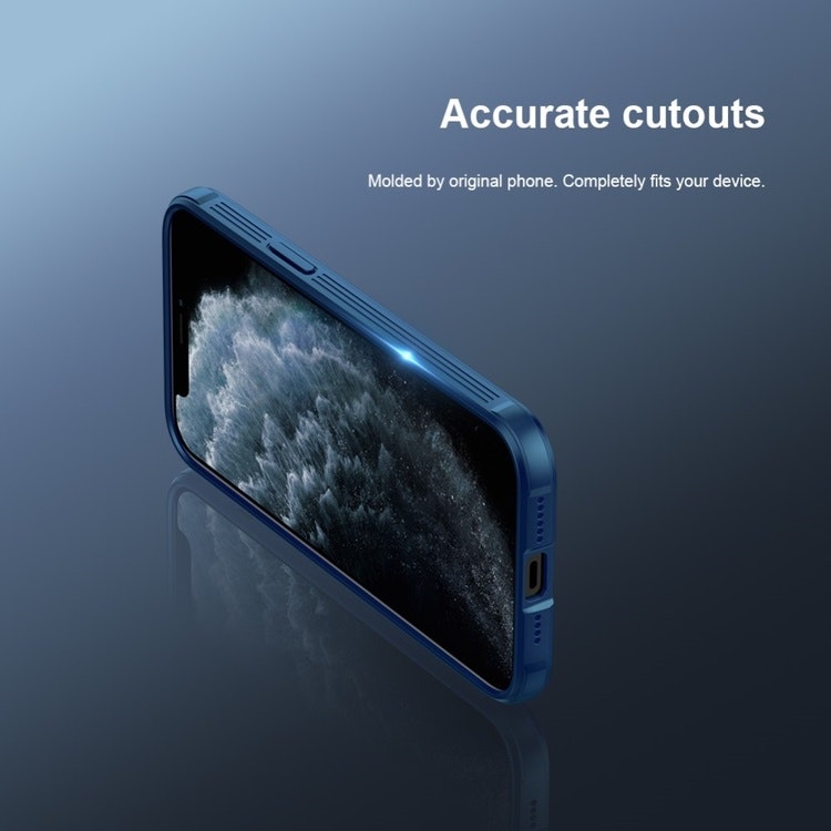 iPhone 12/12 Pro - Nillkin CamShield Skal Blå