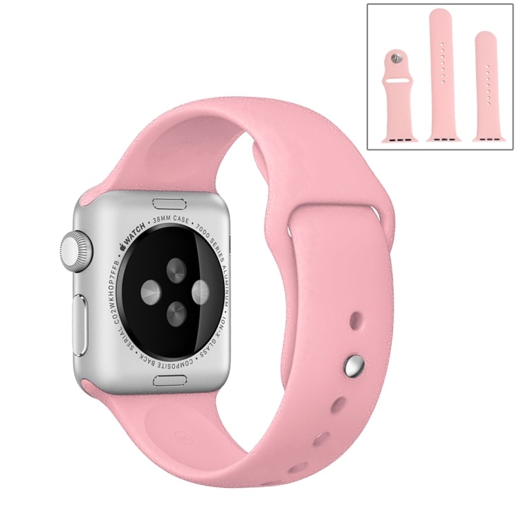 Silikon Armband Apple Watch 38/40/41 mm Silikonarmband Rosa