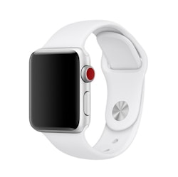 Silikon Armband Apple Watch 38/40/41 mm Silikonarmband Vit