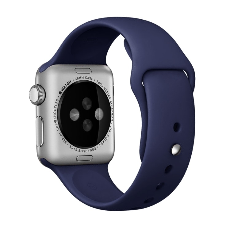 Silikon Armband Apple Watch 38/40 mm Silikonarmband Blå