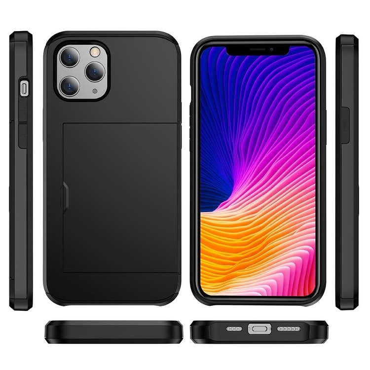 iPhone 13 Pro Max Stöttåligt Skal med kortfack Extra förstärkt Välj Färg