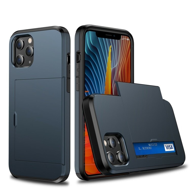 iPhone 13 Pro Max Stöttåligt Skal med kortfack Extra förstärkt Välj Färg