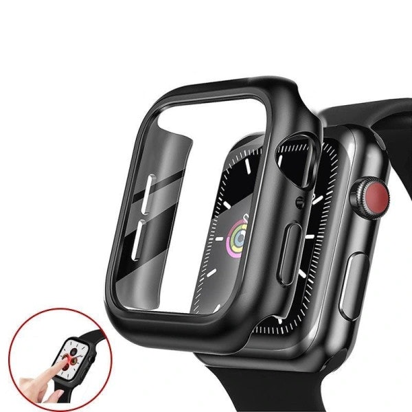 2-Pack Heltäckande Skal Härdat Glas Apple Watch 38/40/42/44 mm