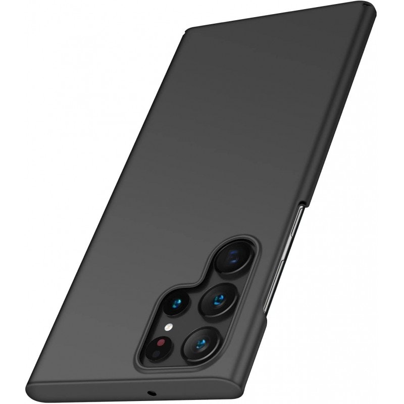 Kopia Samsung S22 Ultra - Ultratunt Slim Fit Gummibelagt skal Nordic® Matt svart
