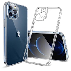 Stöttåligt Transparent Silikon Skal Solid® Kamera Skydd iPhone 14/14 Pro Max