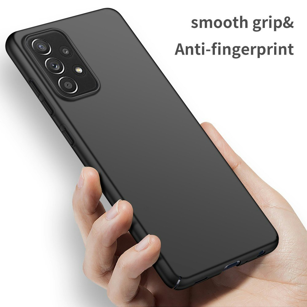 Samsung A52/A52s - Ultra Tunt Gummibelagt Skal Nordic® Matt Svart